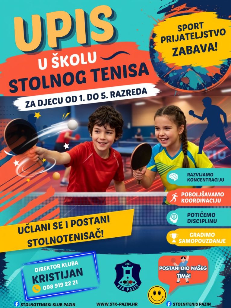 UČLANI SE I POSTANI STOLNOTENISAČ